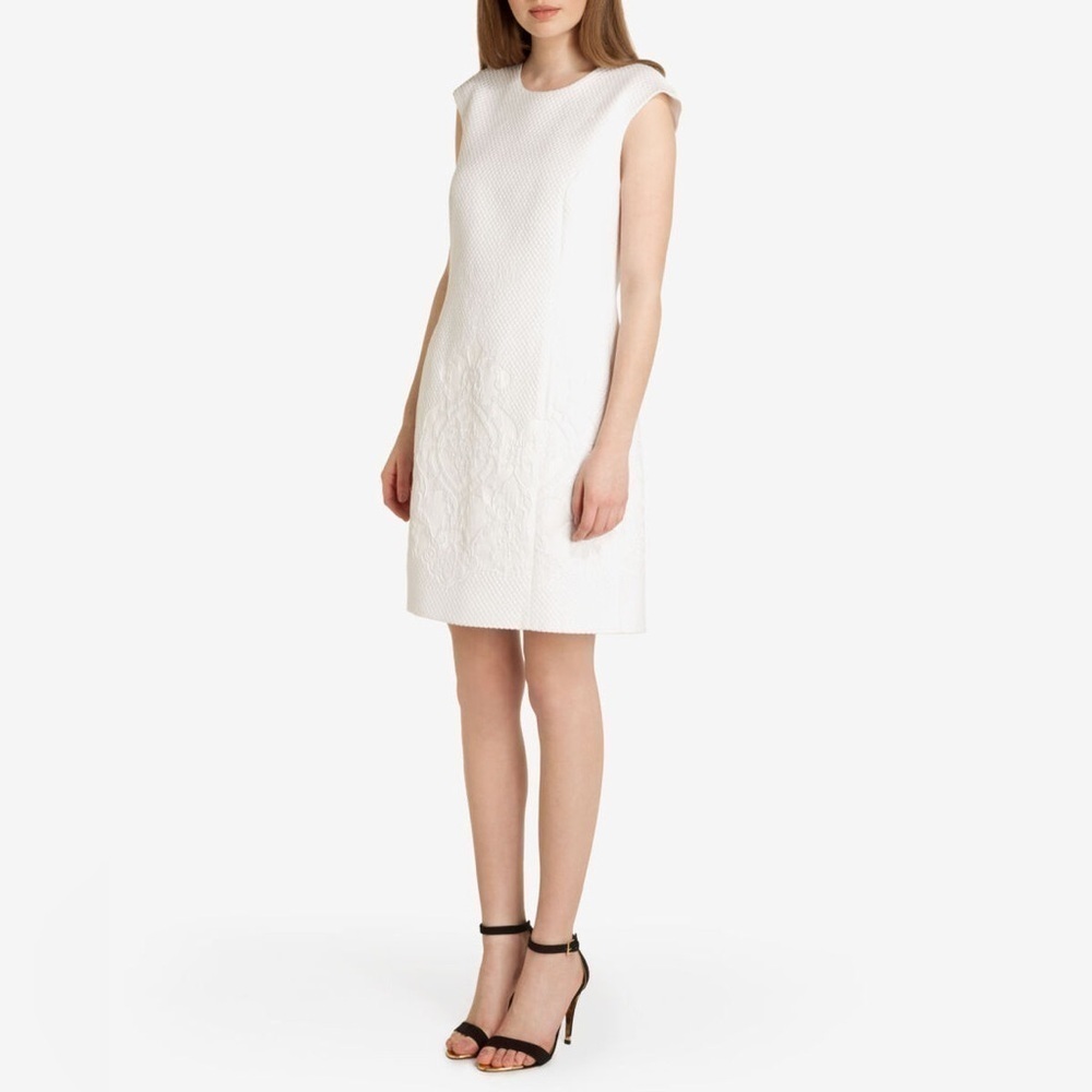 TED BAKER LONDON Zealand Jacquard Cocktail Dress Sz3 Medium